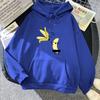 Naked Banana Aesthetic Hoodies Women/Men Cartoon Printed Sweatshirts Casual Tops Cartoon Unisex Autumn Winter Pullovers Hoody