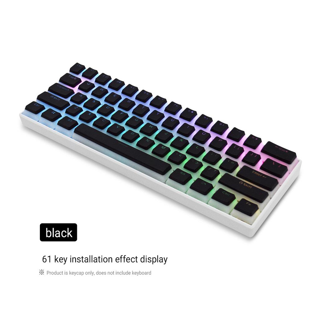 Xiaomi 129 Keys Pudding Keycaps For Cherry Mx Switch Mechanical Gaming Keyboard OEM Profile PBT Double Shot Keycap RGB backlit Key Caps