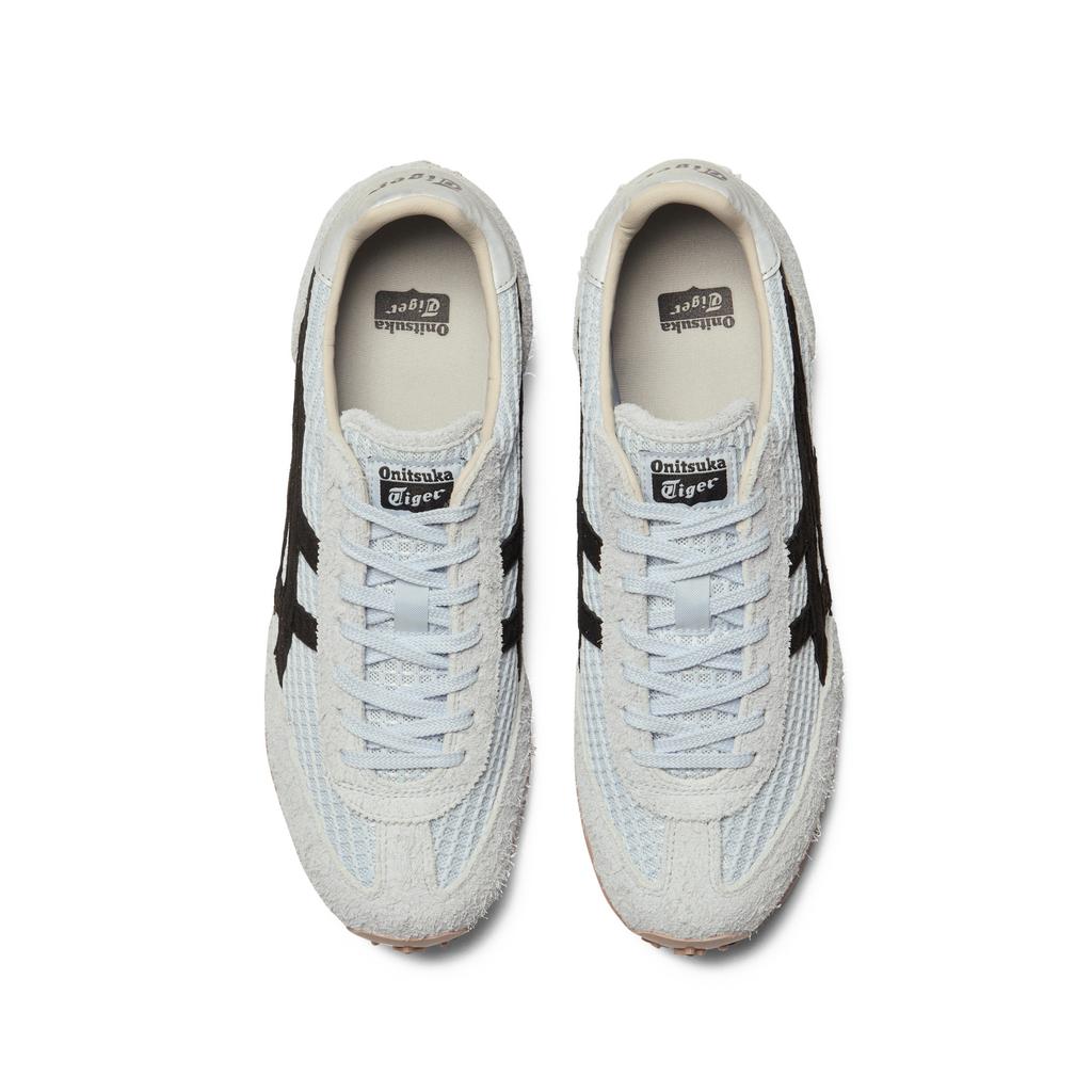 ONITSUKA TIGER Edr 78 Ткань Коровья кожа Ретро Беговая обувь Амортизация Поддержка Стиль Жизни Повседневная обувь Унисекс кроссовки Светло-голубой 1183C570-400