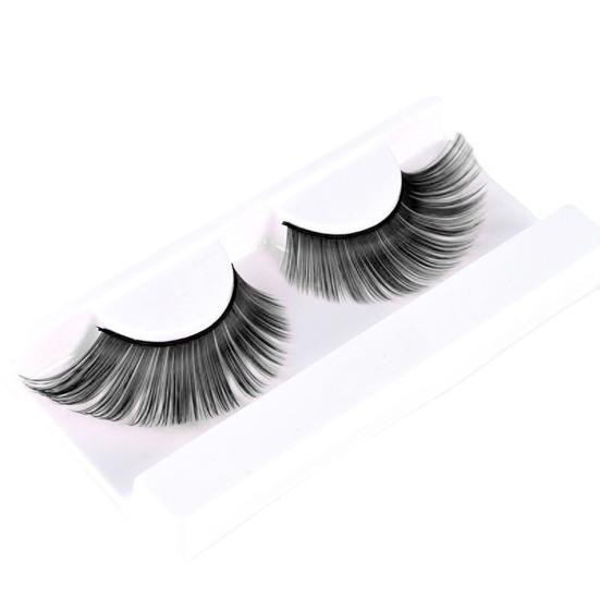 1 пара 3D цветных ресниц Мягкие пушистые ресницы из искусственного волокна 9 мм Наращивание ресниц с насыщенными цветами Хэллоуин Рождество Косплей Макияж Поддельный