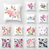 Colorful Rose Print Pattern Cushion Cover Home Living Room Sofa Bedroom Decoration Square Pillow Pillow Cover