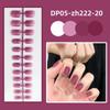 24pcs Full Cover Glossy Wearable Fake Nails Solid Color Nail Tips  Women