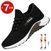 Sneakers Men Elevator Shoes Hidden Heels Comfort Breathable Heightening Shoes For Man Increase Insole 7CM Height Increasing Shoe