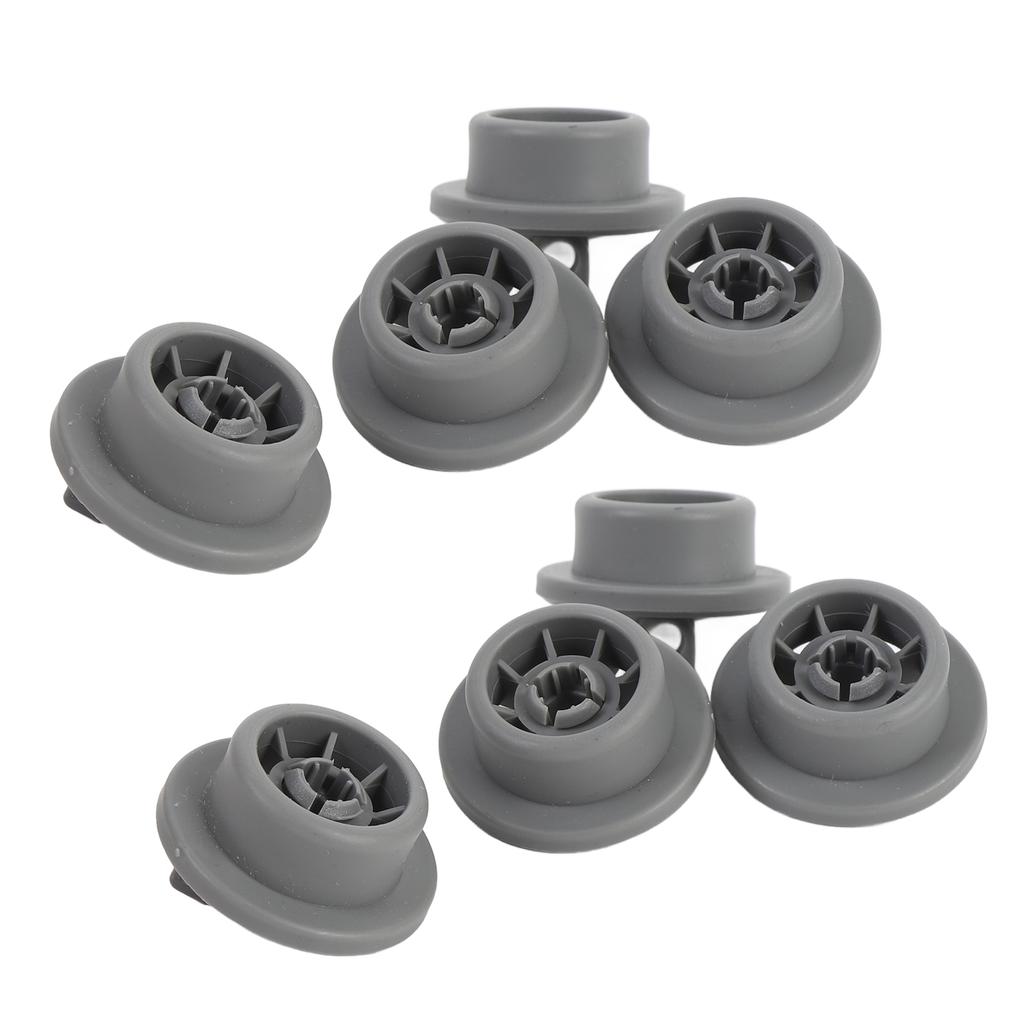 8Pcs Dishwasher Lower Rack Wheels 165314 Replacement Kitchen Supply Plastic Parts Accessories