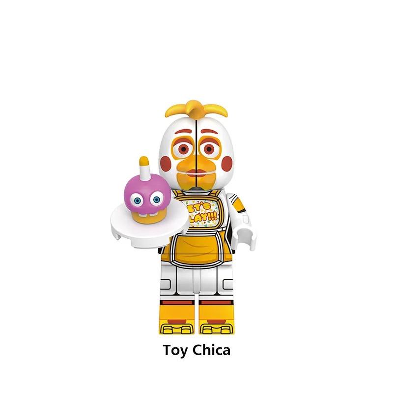 НОВЫЕ фигурки из игры FNAF Nights, мини-фигурки, конструктор, скелет, игрушки-триллеры, подарок, детские игрушки, форма, король