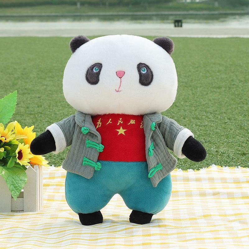 Плюшевая игрушка панда милая кукла тряпичная кукла национальное сокровище гигантская панда народный стиль кукла для пары пара