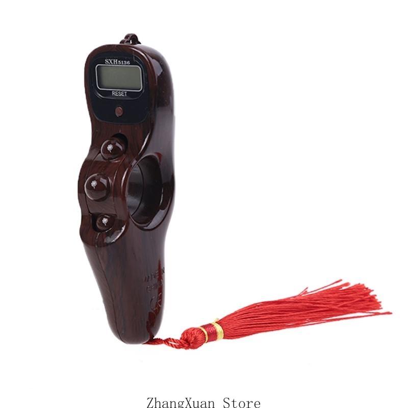 Muslim Prayer Bead Decompression Toy with Beads Rotating Digital Counter 3XUF
