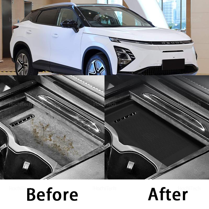 Fast Wireless Charging Pad Non-Slip Mat Car Storage Lightweight Phone Wireless Charger Mat for Chery OMODA C5 EV 2025-2025