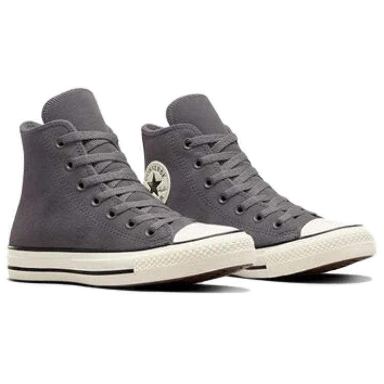 Converse Кеды Chuck Taylor All Star Нескользящие Устойчивые к истиранию Высокие Скейтбордические Унисекс Серые A11228C