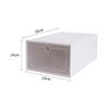 1PC Foldable Clear Shoes Storage Box Plastic Stackable Shoe Organizer