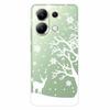 Для Xiaomi Redmi Note 13 4G Чехол ТПУ Прозрачный Мягкий Милый Рисунок Девочки Чехол Для Redmi Note 13 4G Чехол Note13 Прозрачный Силикон