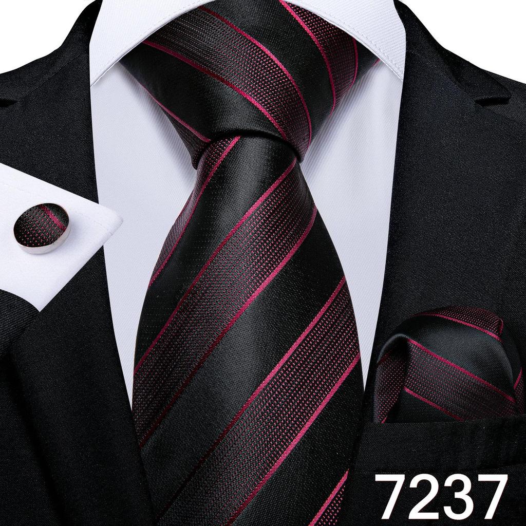 Dibangu Мужской галстук, карманный квадратный набор запонок для свадебной деловой вечеринки