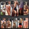Sexy Girl Buttocks Tempered Glass Phone Case For iPhone Samsung Galaxy Redmi Xiaomi Note S A 16 15 14 13 12 11 20 21 22 23 53 54 Pro Plus Ultra Cover