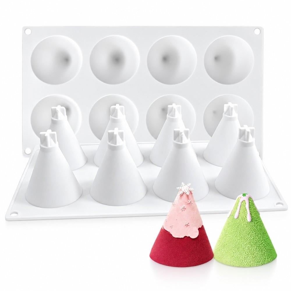Easy Release Christmas Tree Mold Heat Resistant Chocolate Mold Silicone Baking Mold Home Baking