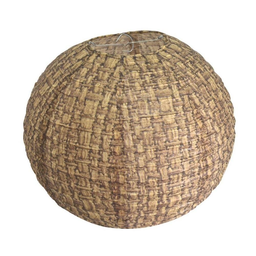 3PCS Linen Material Burlap Paper Lanterns Decorative Paper Lantern Children's Birthdays