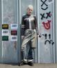 PINBLACK Vintage Dirty Distressed Denim Pants