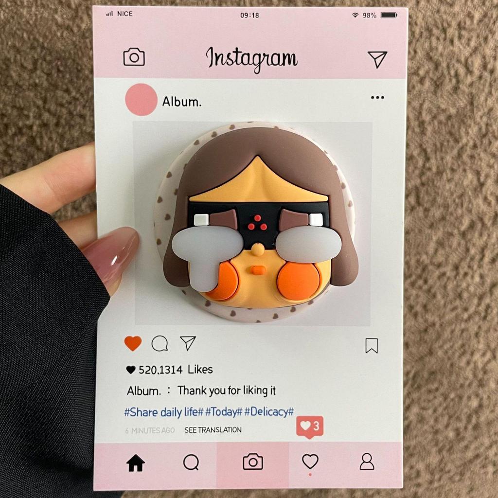 Милая Мультяшная Плачущая Звезда Кукла Магнитный Держатель для Телефона MagSafe для Рабочего Стола