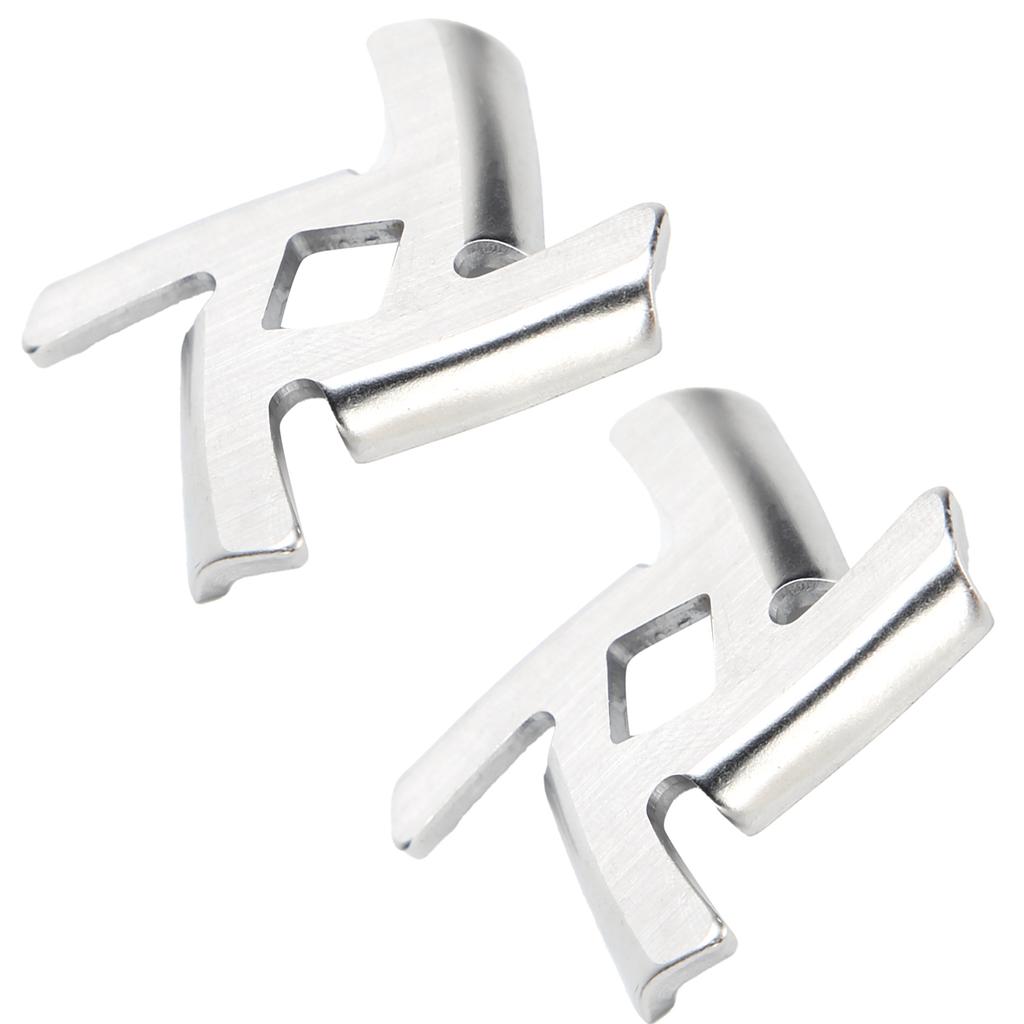 2Pcs Meat Grinder Blade 304 Stainless Steel Grinding Plate Disc Accessory for 5#/B Type Grinder 8MM Square Hole Crossed Blade