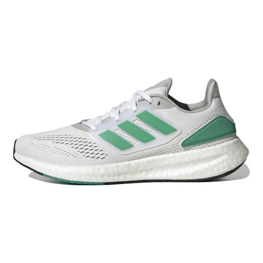adidas Кроссовки PureBoost 22 'Белый/Зеленый' HQ8588