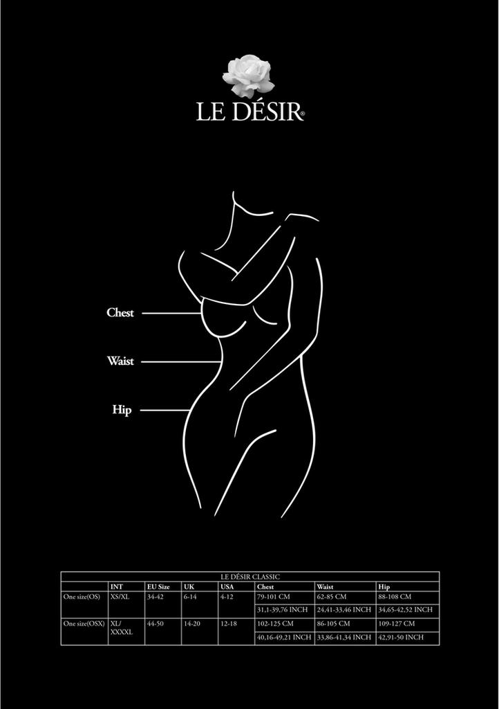 Le desir - Striped Plus Size Stockings