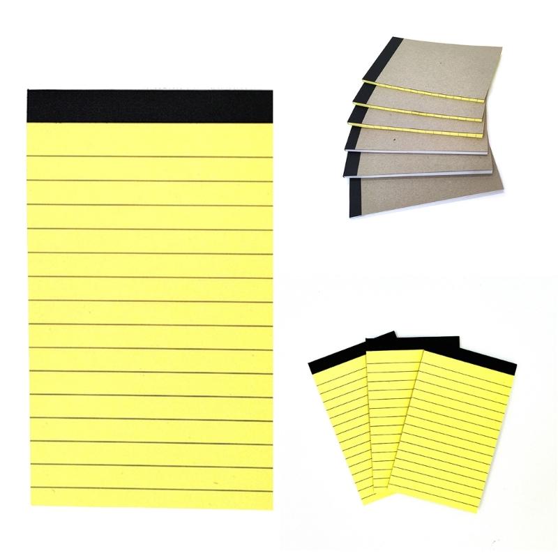 Blank Lined Notepads Mini Pocket Notebook, 6Pcs 3x5Inch Small Writing Pad Small Notepads Memo Pad for Writing Drawing