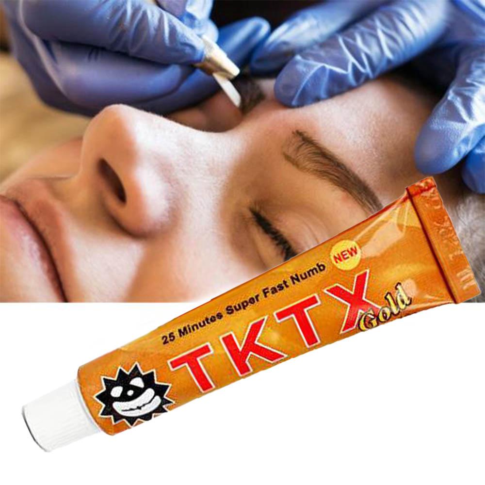 10 г анестетика для татуировки, быстрого обезболивания кожи, TXTX55%, золотой крем, полуперманентный