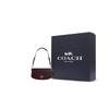 Coach 24 Gold Metal Logo Leather Shoulder Bag Medium Women shoulder bag Merlot CT770-IMMER