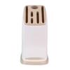 Knives Block Holder Plastic Space Saving Knives Draining Organizer Stand for Kitchen Counter Knives