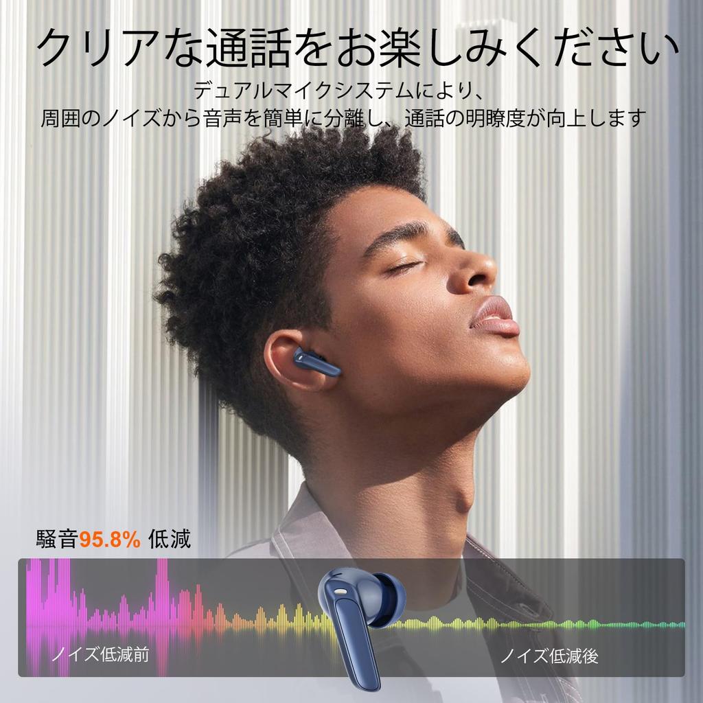 Беспроводные Bluetooth-наушники Последний Bluetooth Bluetooth ИИ ENC Шумоподавление при звонках Звук AAC Светодиоды Удобные Автоматические До 48 часов IPX7 Мгновенное касание Быстрые