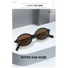 23 oval small frame sunglasses for women