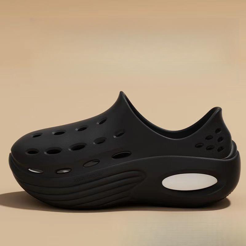 Summer Men's Outdoor Perforated Shoes EVA Thick Sole Wading Shoes Casual Sports Sandals