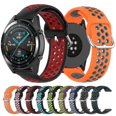 Силиконовый ремешок 22 мм для Huawei Watch GT 4/3/2 46 мм GT2 Pro, ремешок для умных часов Honor Magic Watch 2, 46 мм