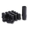 Lock Nut Black Car Tire Wheel Nuts M12 Short Nuts Lug Nuts Racing Nuts (P1.5 X 16 Pieces)