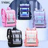 Autumn New Primary Schoolbag Grade 1-3-6 Fashion Gradient Color Unisex Backpack Lightweight Spine Protection Integrated Full Opening Children Book Bag