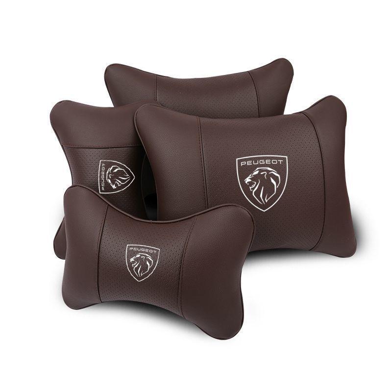 Peugeot 408, 4008, 2008, 508L Подголовники, Подушки для поясничной поддержки, Подушки для шеи и Эмблемы интерьера.