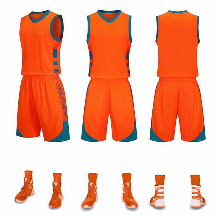 Basketball Suit Men'S And Children'S Jerseys Printing Group Buying College Sports Games Adult Training Clothes Vest Team Clothes
