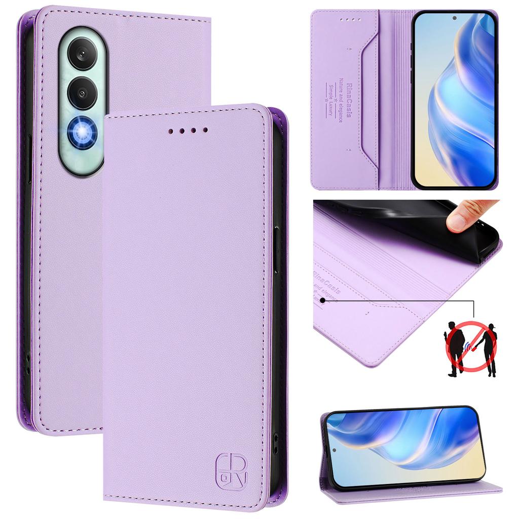 Luxury Leather Case For OnePlus Nord N10 CE4 N30 N300 Nord2T Nord3 OnePlus 10R RFID Blocking Card Slot Magnetic Attraction Stand Shockproof Flip Cover