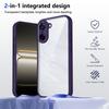 OnePlus Nord CE5 CPH2719 Case Shockproof Silicone TPU Bumper with Clear Back Hard Cover Phone Case for OnePlus Nord CE 5 CPH2719