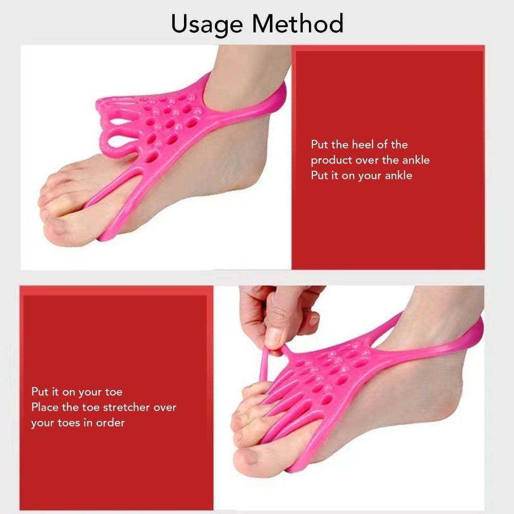 Concave‑convex Massage Points Yoga Toe Foot Stretcher Foot Stretching Band for Valgus Relief