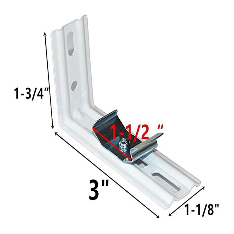 1/2 шт. 3-дюймовые металлические крепежные клипсы для вертикальных жалюзи, держатели для крепления рулонных штор и занавесок