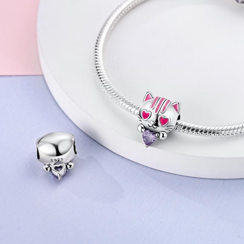 Cute Cartoon Animals Pendant Charm Beads New In Fit Bracelet Bangle Necklace Women Luxury Diy Fine Dangle Bead Jewelry Gift