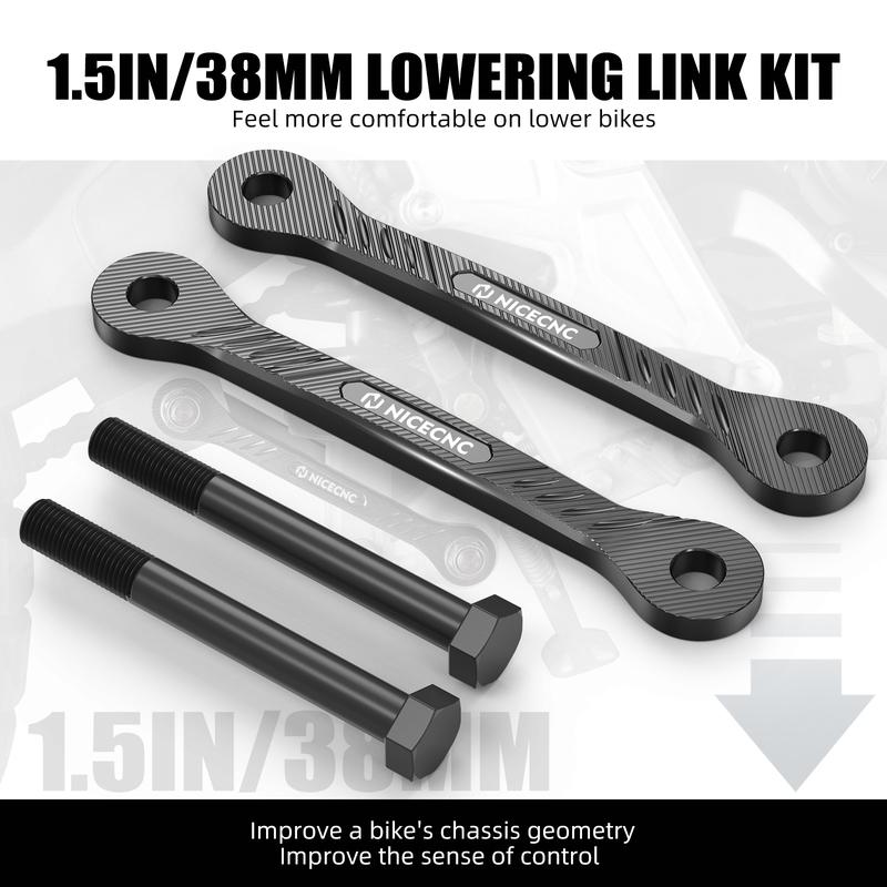 NICECNC For Yamaha Tenere 700 2019-2024 1.5IN/38MM Lowering Link & Lower Shock Bolt XTZ700 T700 XTZ 700 2023 2022 Motorcycle