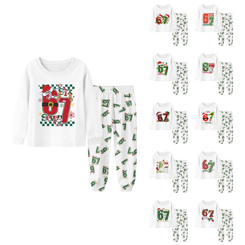 Детский Мальчики И Девочки Тонкий Костюм-двойка С Длинным Рукавом Брюки Костюм-двойка