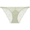 Comfortable Solid Color Lace Skin-Friendly Underwear Women Underwear Green QF7760AD-LL5