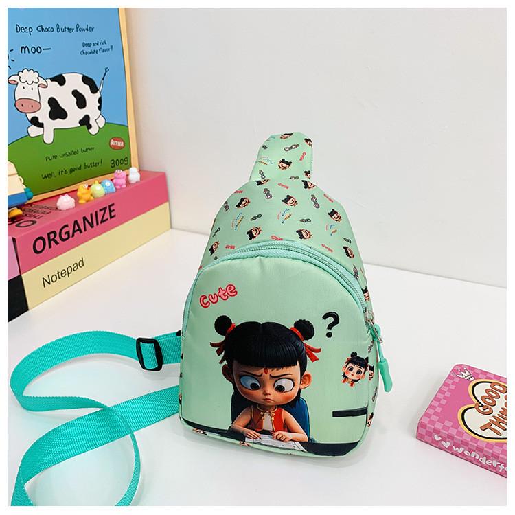 Нэчжа 2 Детская Мода Мультяшная Сумка Через Плечо Полиэстер Материал Прогулка Школа
