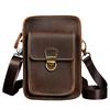Men Quality Leather Multifunction Casual Design Small Messenger Shoulder Bag Fashion Waist Bag