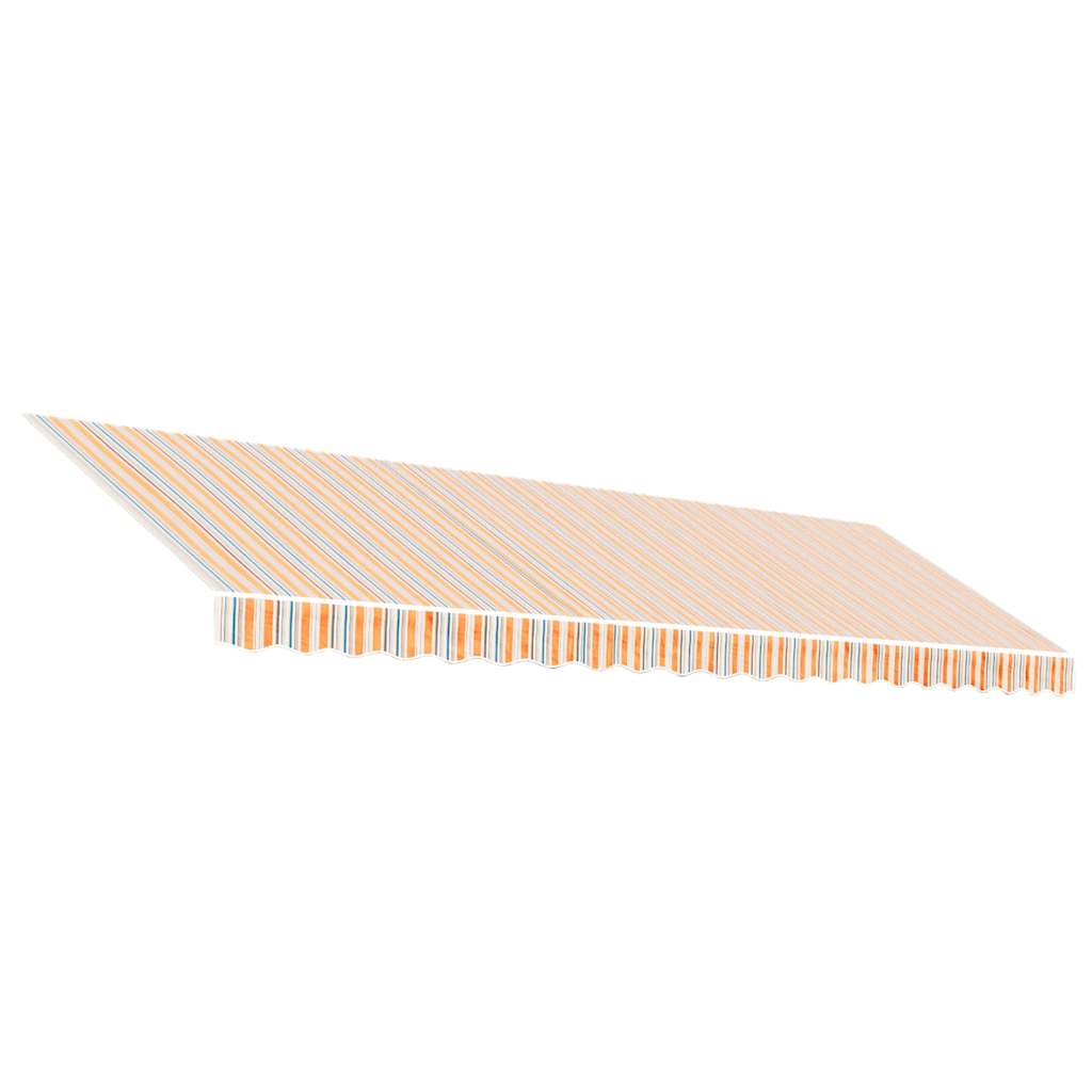 Awning Replacement Fabric Orange and Blue 500x350 cm Polyester