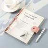 Planner Notebook Simple Style Easy To Carry Transparent Journal Book Loose-leaf Notepad for Students