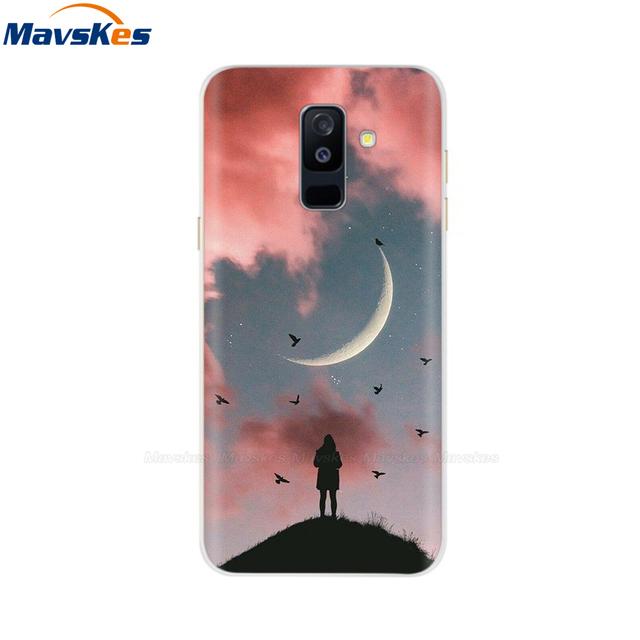 Силиконовый чехол для Samsung Galaxy A6, чехол для двух SIM-карт, Sm A600 A600f, чехол для Samsung A6 Plus A605 A605f, чехол