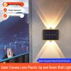 Solar Outdoor Wall Lamp - Up/Down Light for Garden Decor